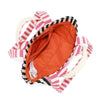 Lightweight Striped Canvas Tote Bag
