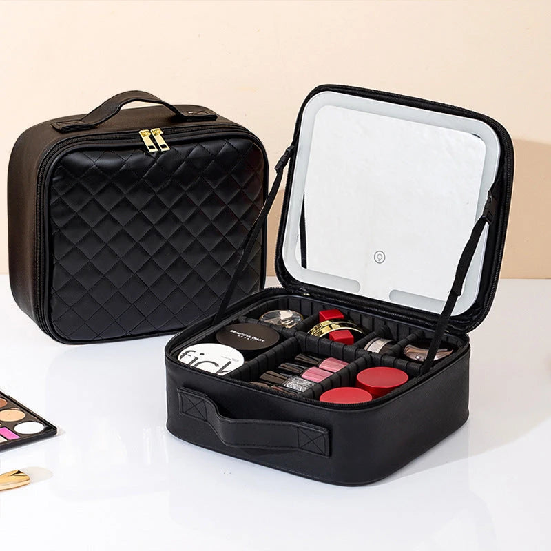 LED Travel Makeup Bag