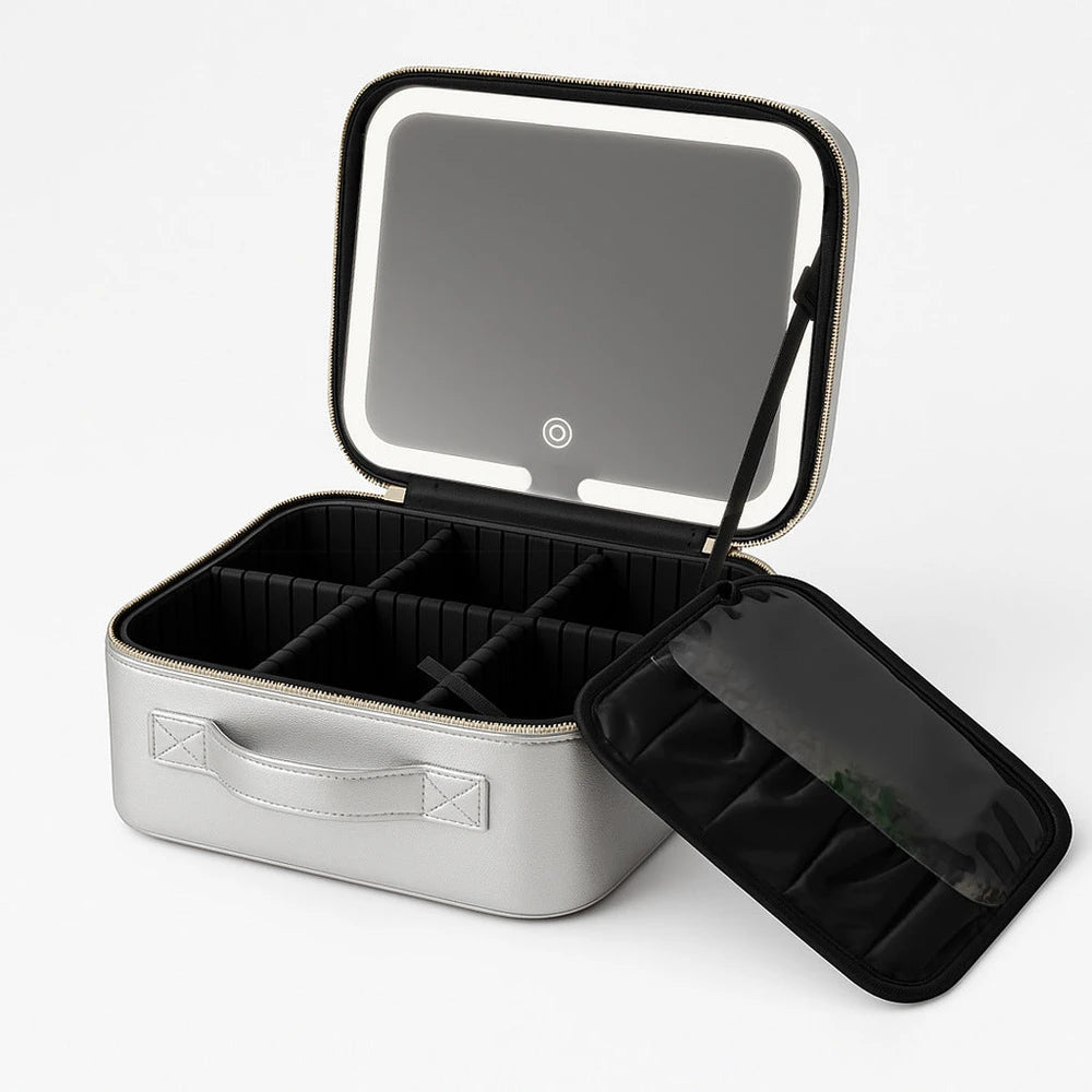 LED Travel Makeup Bag