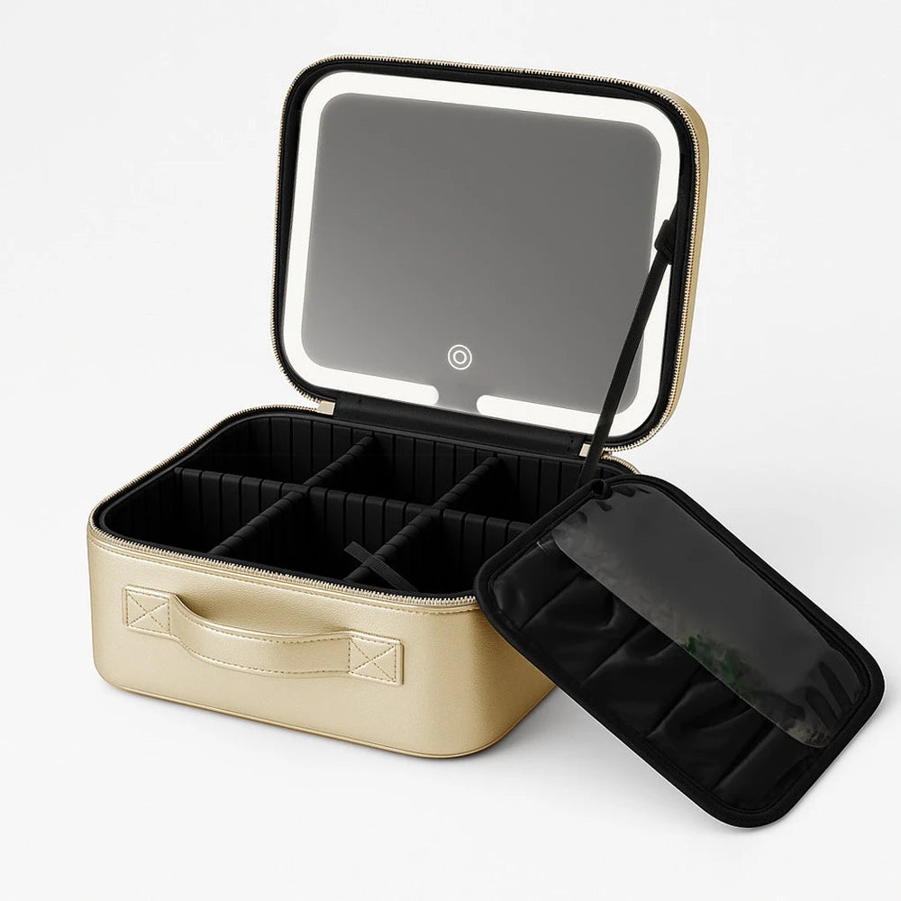LED Travel Makeup Bag