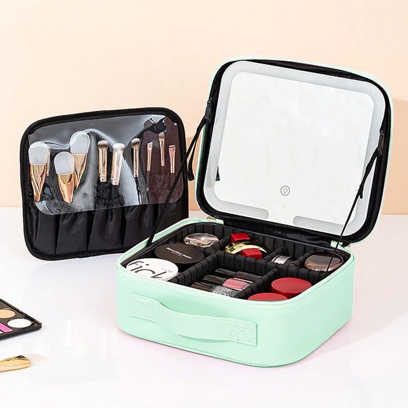 LED Travel Makeup Bag