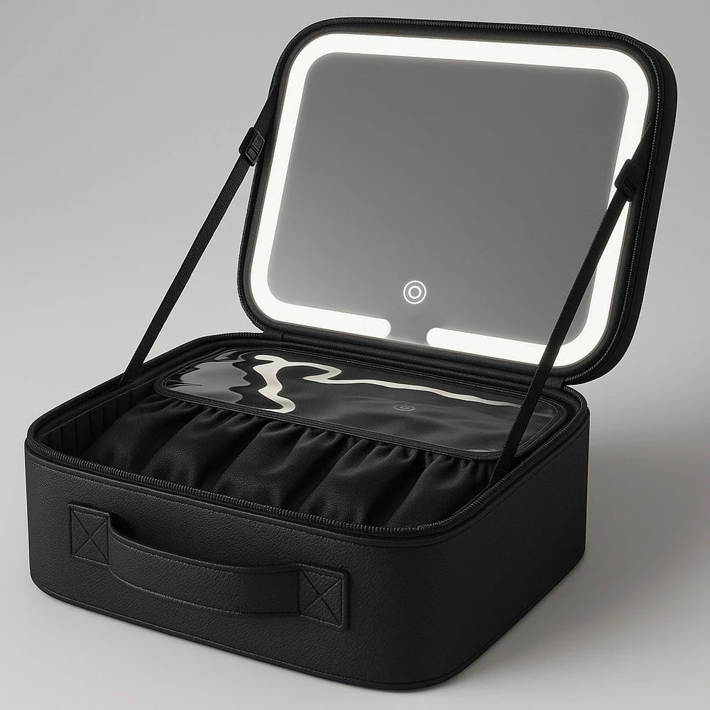 LED Travel Makeup Bag