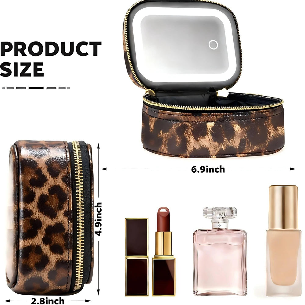 Mini LED Lighted Makeup Bag