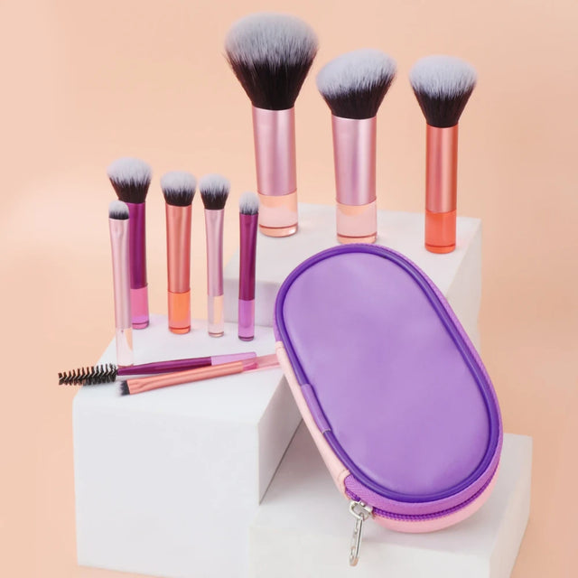 Portable Mini Makeup Brush Set
