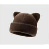 Leopard Print Plush Teddy Bear Hat